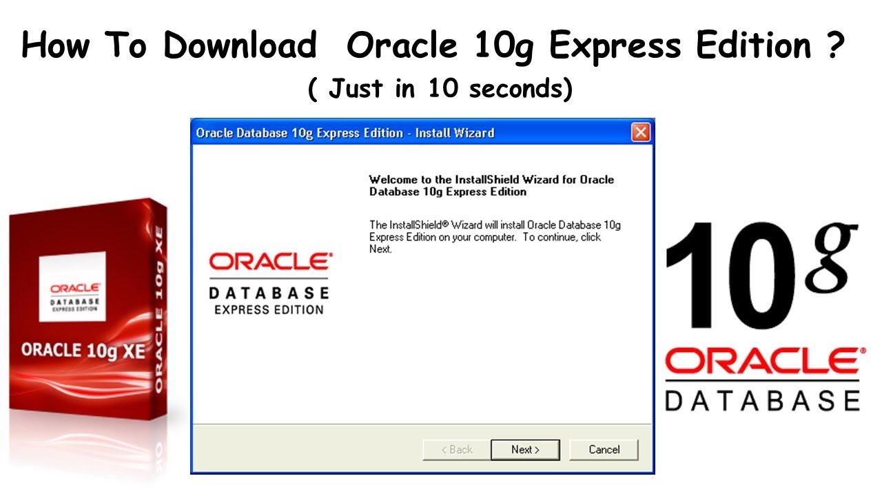 oracle 10g free download for windows 10